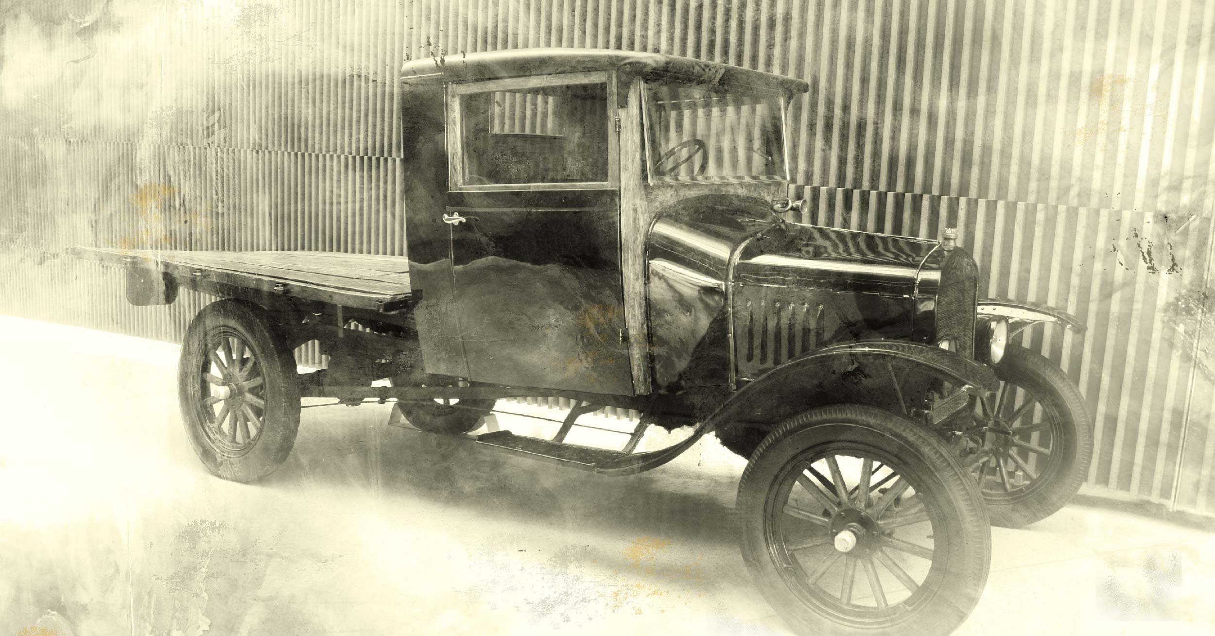 Historical brass era automobile