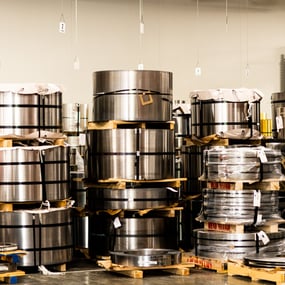 Shipping metal center prepared order