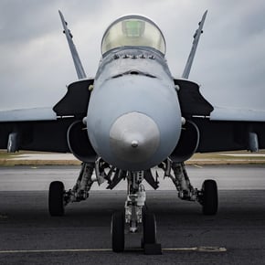 Military fighter jet