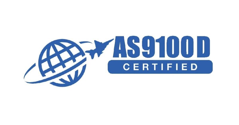 AS9100 logo for metal supplier
