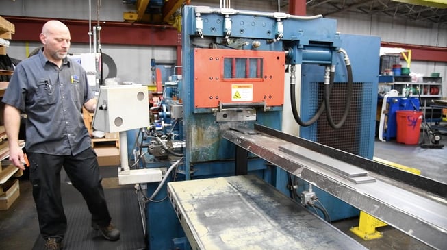 Mead Metals cut to length line