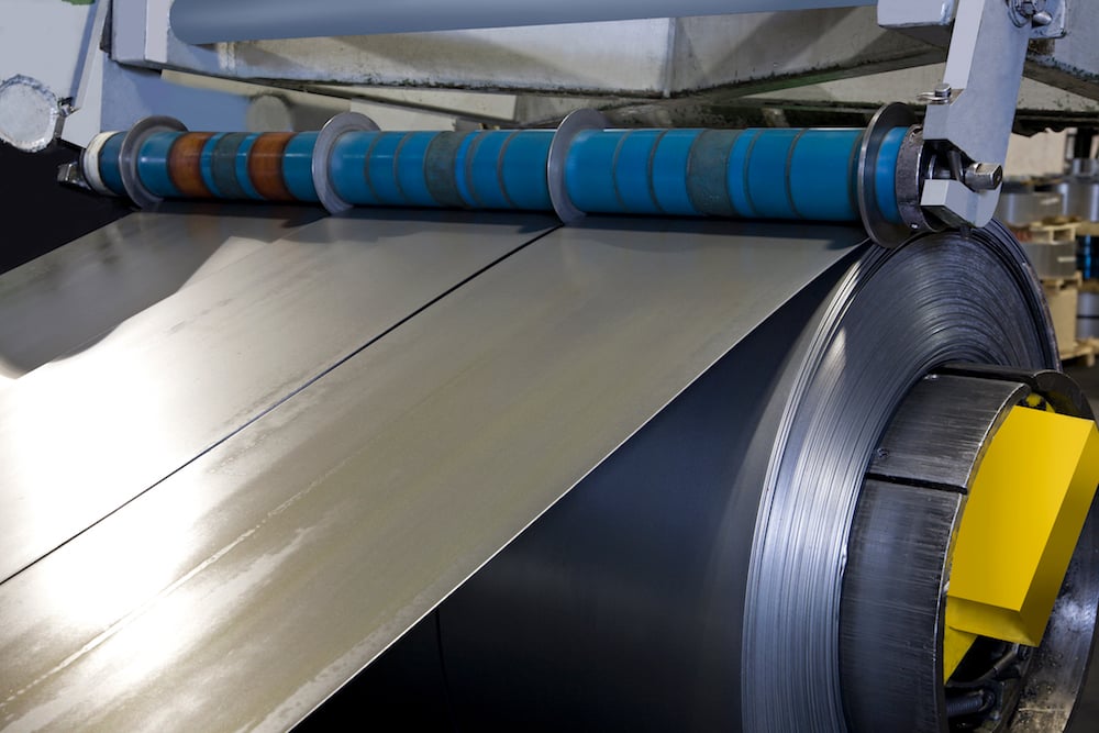 Mead Metals slitting machine