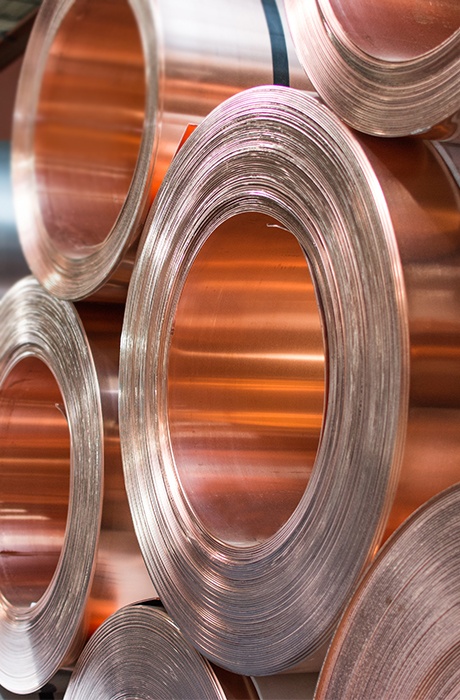 Mead Metals Beryllium Copper Rolls