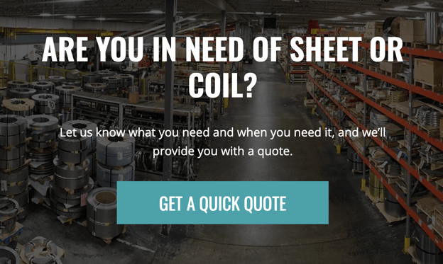Are you in need of sheet or coil (CTA)